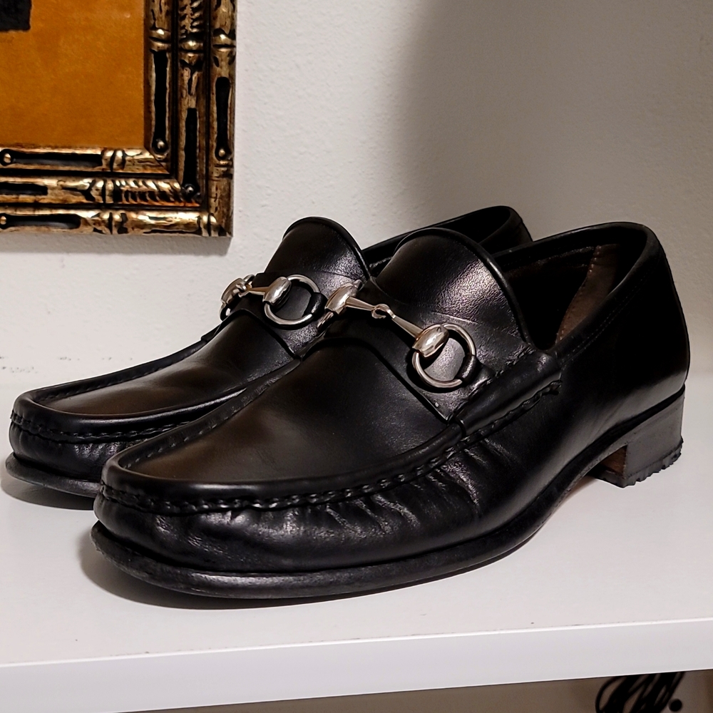 Gucci horse bit loafers Tom Ford era